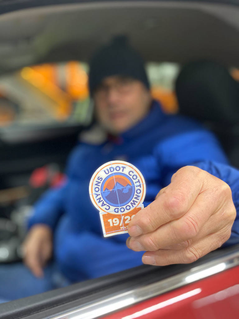 UDOT Cottonwoods pilot sticker program