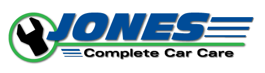 Jones Complete Car Care logo with a wrench icon