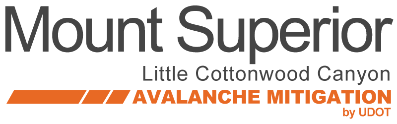 Mount Superior Little Cottonwood Canyon Avalanche Mitigation by UDOT