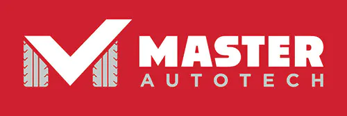 Master AutoTech logo with tire tread checkmark icon